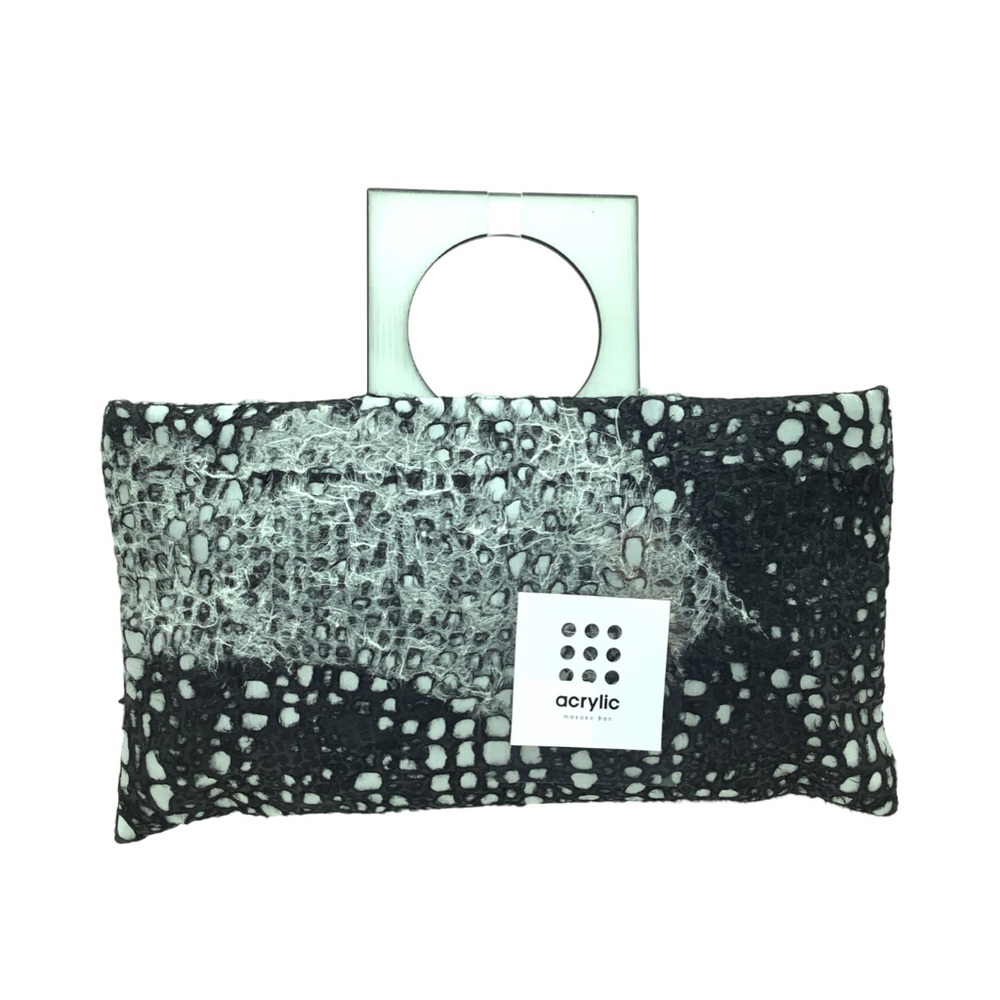 Acrylic Paper Clutch Handle Bag